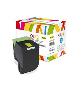 Cartuccia Giallo Armor per Lexmark CX410, CX510 K15812OW