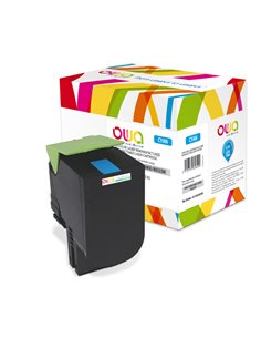 Toner Ciano Armor per Lexmark CS310, 410, 510 K15823OW ARMOR TONER RICOSTRUITI