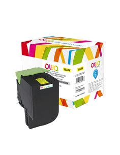 Toner Giallo Armor per Lexmark CS310, 410, 510 K15825OW ARMOR TONER RICOSTRUITI