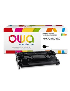 Armor Toner Nero per HP 87X-18.000pag K15959OW ARMOR TONER RICOSTRUITI