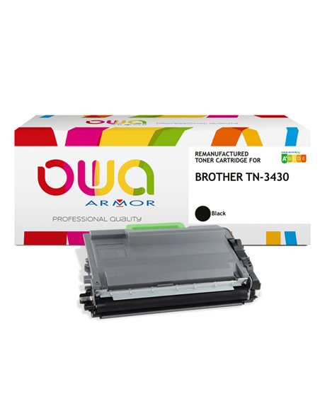Armor Toner Nero per Brother TN3430 -3.000 pag K15963OW ARMOR TONER RICOSTRUITI