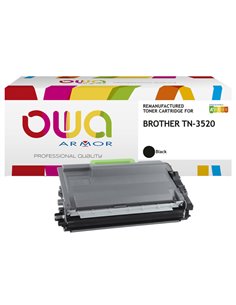 Armor Toner Compatibile Nero per Brother TN-3520 K15966OW ARMOR TONER RICOSTRUITI