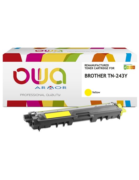 Armor Toner Compatiibile Giallo per Brother TN-243_1.000 pag K18600OW ARMOR TONER RICOSTRUITI