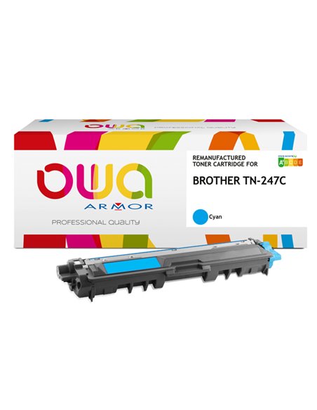 Armor Toner Ciano per Brother TN-247-2.300 pag K18602OW ARMOR TONER RICOSTRUITI