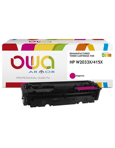 Armor Toner Compatibile Magenta per Hp 415X _6.000 pag K18647OW ARMOR TONER RICOSTRUITI