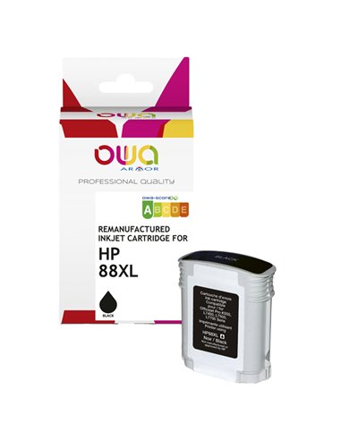 Armor Cartuccia Nero per Hp 88XL-80 ml K20256OW