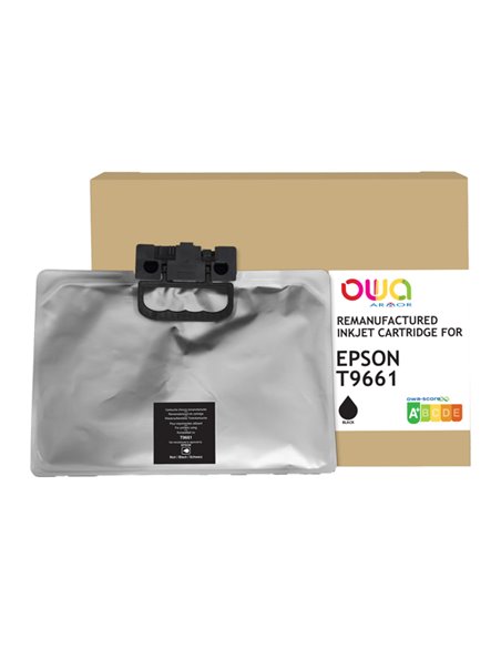 Armor - Toner Compatibile per Epson T9661 - Nero - 40.000 pag K2095OOW ARMOR TONER RICOSTRUITI