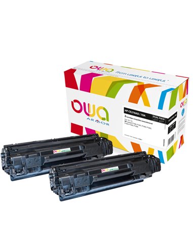 Armor 2 Toner Nero per HP 78A_2.100 PAG K35356OW ARMOR TONER RICOSTRUITI