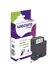 Armor Nastro Compatibile per DYMO TIPO D1 (12MMX7M) NERO/BIANCO K80001W4