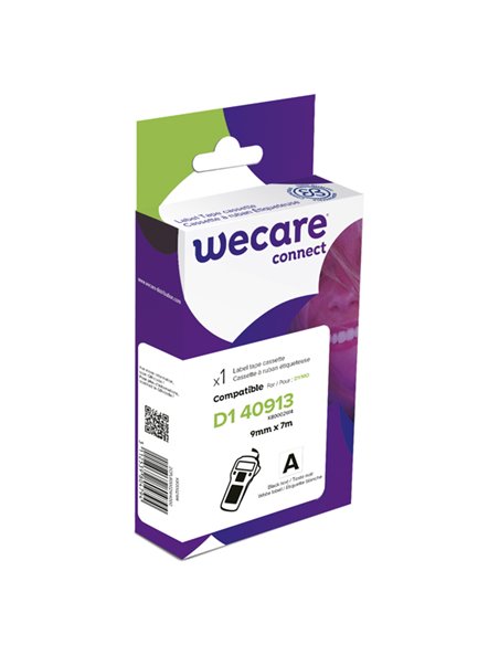 Armor Nastro Compatibile per DYMO D1- Bianco/Nero_9MMx7M K80002W4 ARMOR INK-JET
