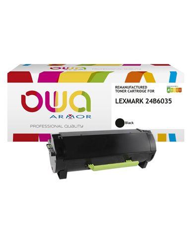 Armor Toner Compatibile Nero per Lexmark M1145-XM1145_16.000 pag K18185OW ARMOR TONER RICOSTRUITI