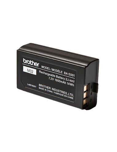 BATTERIA LITION RICARICABILE PER PT-H300 BAE001 BROTHER ETICHETTE-NASTRI-TAMPONI PER ETICHETTATRICI E PREZZATRICI