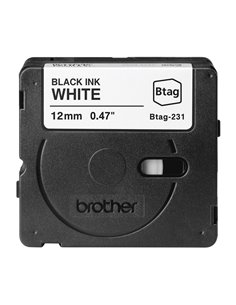 Brother Nastro BTAG231  da 12MM nero su bianco - lunghezza 4 m BTAG231 2