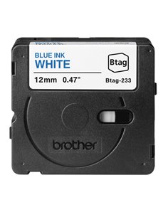 Brother Nastro BTAG233 da 12MM blu su bianco - lunghezza 4 m BTAG233 BROTHER ETICHETTE-NASTRI-TAMPONI PER ETICHETTATRICI E PR... 2