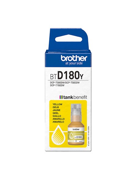 Brother Flacone Giallo da 5.000 pagine BTD180Y BROTHER INKJET