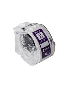 NASTRO BROTHER CZ-1004 A LUNGHEZZA CONTINUA 9 mm x 5 metri CZ-1001 BROTHER ETICHETTE-NASTRI-TAMPONI PER ETICHETTATRICI E PREZ... 2