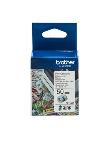 NASTRO BROTHER CZ-1005 A LUNGHEZZA CONTINUA 50 mm x 5 metri CZ-1005 BROTHER ETICHETTE-NASTRI-TAMPONI PER ETICHETTATRICI E PRE...