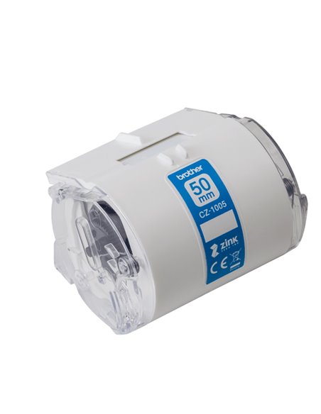 NASTRO BROTHER CZ-1005 A LUNGHEZZA CONTINUA 50 mm x 5 metri CZ-1005 BROTHER ETICHETTE-NASTRI-TAMPONI PER ETICHETTATRICI E PRE...