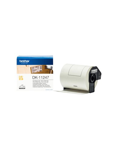 Etichette ades in carta Nero/Bianco103.6 mm x 164.3 mm per QL1100/1110NWB DK11247 BROTHER ETICHETTE-NASTRI-TAMPONI PER ETICHE...
