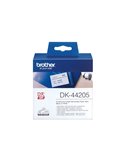 NASTRO ADESIVO IN CARTA 62MM X 30,48MT NERO/BIANCO DK-44205
