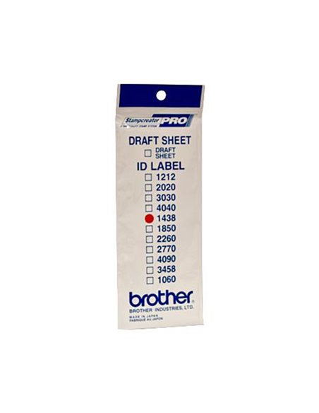 Etichette (14x38 mm) Brother per Stamp Creator ID1438