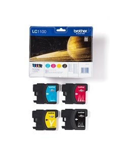VALUE PACK NERO CIANO MAGENTA GIALLO MFC-6490CW BLISTER CAPACITA' STANDARD LC1100VALBP BROTHER INKJET