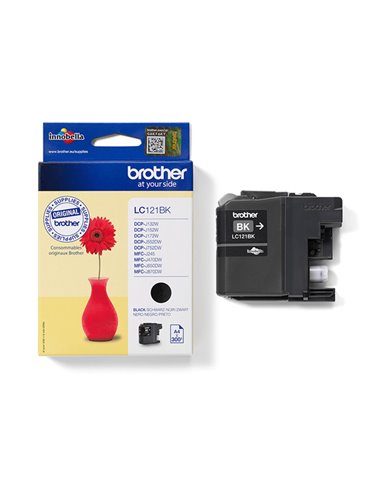 CARTUCCIA NERO LC-121BK DCP-J552DW MFC-J470DW MFC-J650DW LC-121BK BROTHER INKJET