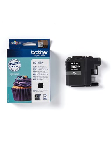 CARTUCCIA NERO MFC-J4410DW MFC-J4510DW BASSA CAPACITA' LC-123BK BROTHER INKJET