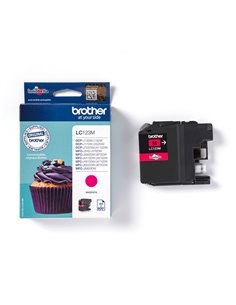 CARTUCCIA MAGENTA MFC-J4410DW MFC-J4510DW BASSA CAPACITA' LC-123M BROTHER INKJET