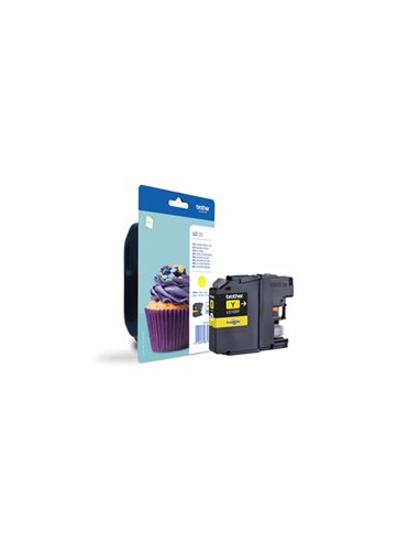 CARTUCCIA GIALLO BLISTER PER BROTHER MFC-J 4310 DW LC123YBP BROTHER INKJET
