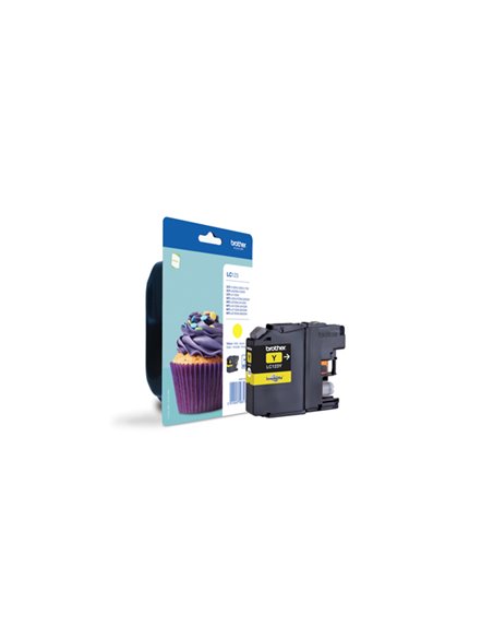CARTUCCIA GIALLO BLISTER PER BROTHER MFC-J 4310 DW LC123YBP BROTHER INKJET
