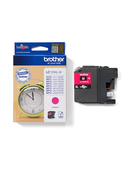 CARTUCCIA MAGENTA MFC-J4410DW MFC-J4510DW ALTA CAPACITA' LC-125XLM