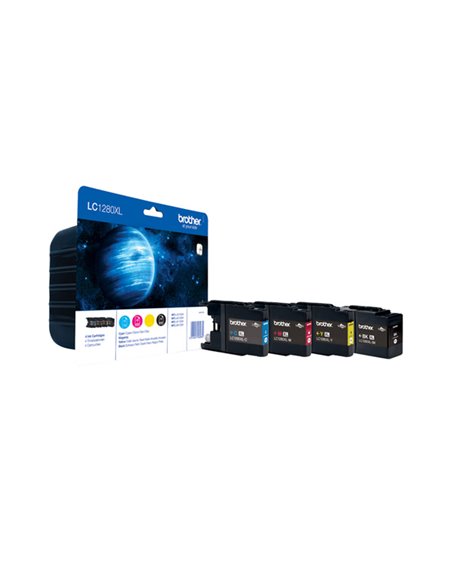 VALUE PACKCARTUCCIA NERO CIANO MAGENTA GIALLO MFC- J6910 MFC- J6710 MFC J6910 LC1280XLVALBP BROTHER INKJET
