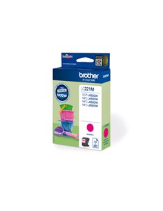 CARTUCCIA MAGENTA PER MFC-J480DW DCP-J562DW 260PAG LC221M BROTHER INKJET
