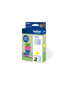 CARTUCCIA GIALLO PER MFC-J480DW DCP-J562DW 260PAG LC221Y BROTHER INKJET