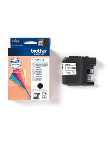 CARTUCCIA NERO LC-223BK MFC-J4420W-4620DW MFC-J532DW-5620DW MFC J5720DW LC223BK BROTHER INKJET