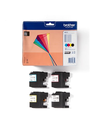 VALUE PACK NERO CIANO MAGENTA GIALLO LC223 LC223VALBP