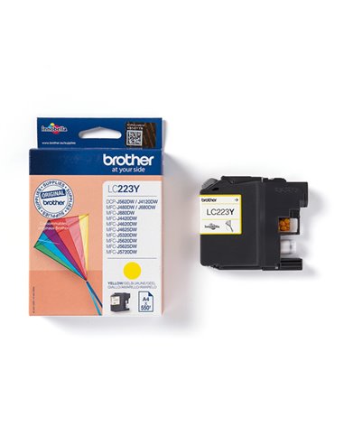 CARTUCCIA GIALLO LC-223Y MFC-J4420W-4620DW MFC-J532DW-5620DW MFC J5720DW LC223Y BROTHER INKJET