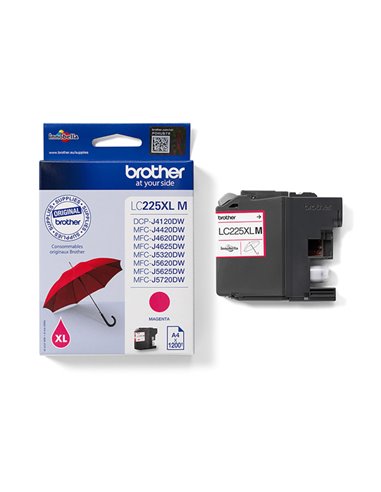 CARTUCCIA MAGENTA LC225XLM MFC-J4420W-4620DW MFC-J532DW-5620DW MFC J5720DW LC225XLM BROTHER INKJET