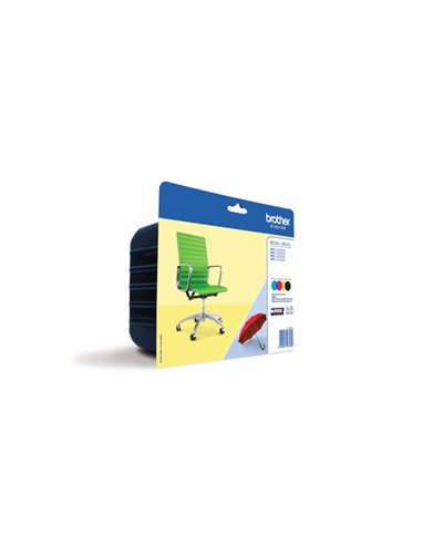 VALUE PACK NERO CIANO MAGENTA GIALLO MFC-J5320DW,MFC-J5620DW,MFC-J5720DW LC229XLVALBP BROTHER INKJET