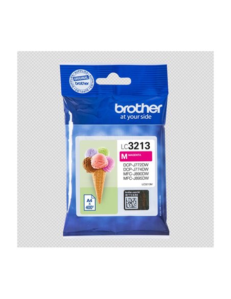 Cartuccia Magenta DCP-J774DW, DCP-J772DW, MFC-J890DW 400pag LC3213M BROTHER INKJET