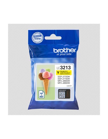 Cartuccia Giallo DCP-J774DW, DCP-J772DW, MFC-J890DW 400pag LC3213Y BROTHER INKJET
