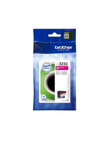 CARTUCCIA MAGENTA BROTHER PER DCPJ1100DW MFCJ1300DW 1.500 PAG LC3233M BROTHER INKJET