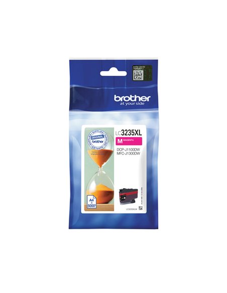CARTUCCIA MAGENTA BROTHER PER DCPJ1100DW MFCJ1300DW 5.000PAG LC3235XLM BROTHER INKJET