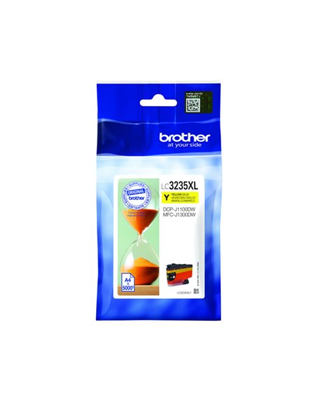 CARTUCCIA GIALLO BROTHER PER DCPJ1100DW MFCJ1300DW 5.000PAG LC3235XLY BROTHER INKJET