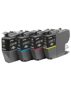 Brother Kit 4 cartucce BK/C/M/Y da 200 pag cad LC421VAL BROTHER INKJET 2
