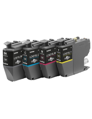 Brother Kit 4 cartucce BK/C/M/Y da 500 pag cad LC421XLVAL BROTHER INKJET