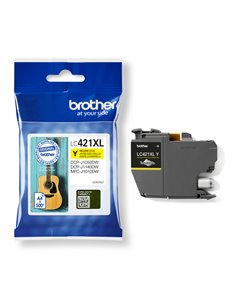 Brother Cartuccia Giallo da 500 pagine per DCPJ1050DW e MFCJ1010DW LC421XLY