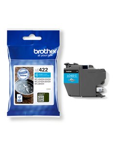 Brother Cartuccia ciano da 550 pagine LC422C BROTHER INKJET