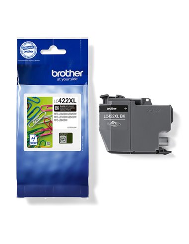 Brother Cartuccia nero da 3.000 pagine LC422XLBK